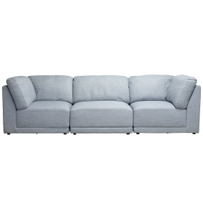 Amelia Modular Sofa Blue Haze - 3 Piece color Blue Haze