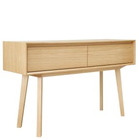 Morgan Oak Console Table color Natural
