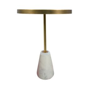 Julep Side Table - Antique Gold color Antique Gold