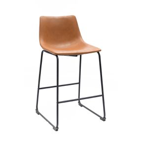 Montana Saddle Counter Stool Rust color Rust