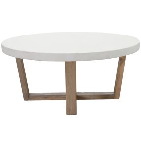 Nova Coffee Table Faux White Marble color White Marble
