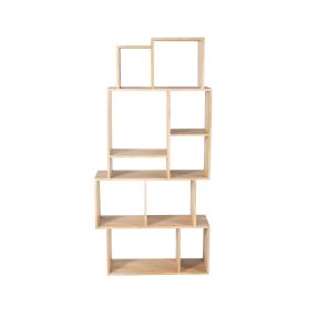 Holbox Zig Zag Bookcase color Natural