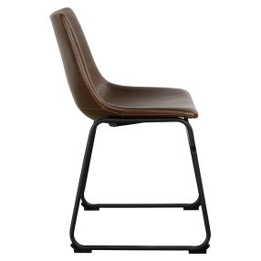Montana Saddle Dining Chair Tan color Tan