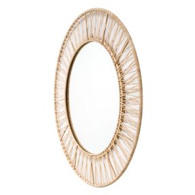Nisa Rattan Wall Mirror - 90cm color Natural