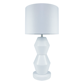 Capri Table Lamp White color White