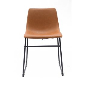 Montana Saddle Dining Chair Rust color Rust