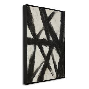 Noir Abstract II Framed Painting  - 60cm x 80cm 