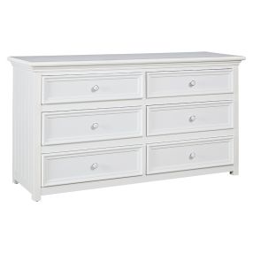 Mandalay Dresser White - 6 Drawer color White