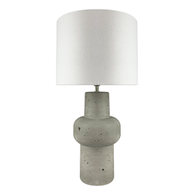 Gabbiano Table Lamp Antique Cement color Concrete
