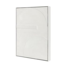 Echo III Framed Painting 60cm x 80cm color White