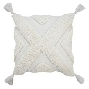 Fallon Cushion White - 50cm x 50cm color White