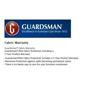 Guardsman 5 Year Warranty & Care Kit - 2-4 Seat Fabric Lounge 