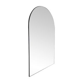 Mansour Arched Floor Mirror (Large) Black - 140cm x 215cm color Black