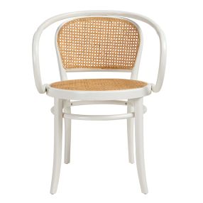 Coto Carver Dining Chair White color White