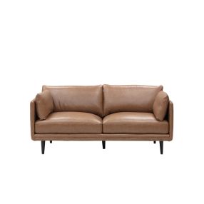 Lennox Mali Tan Leather Sofa - 2.5 Seater color Mali Tan