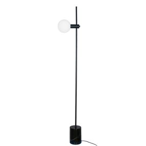 Ulla Floor Lamp Matte Black and Frosted (Glass) color Matte Black/Frosted Glass