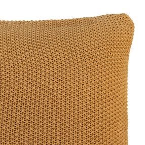 Cotswold Knitted Cushion Saffron - 50cm x 50cm color Saffron