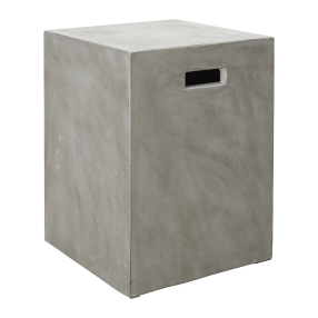 Marbella Concrete Stool color Polished Concrete
