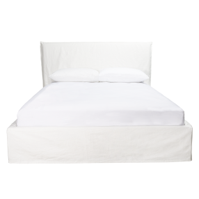 Noosa Bed Frame Pure White color Pure White