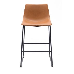 Montana Saddle Counter Stool Rust color Rust