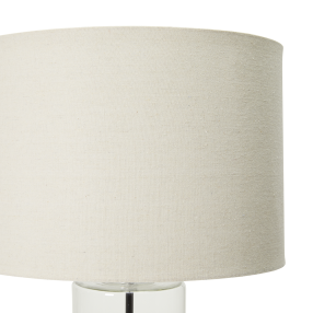 Beckett Glass Table Lamp color Silver