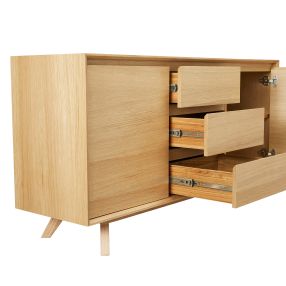 Morgan Oak Buffet - 180cm color Natural