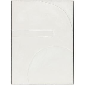 Echo III Framed Painting 60cm x 80cm color White