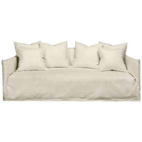 Como Linen Sofa Oatmeal - 3 Seater color Oatmeal