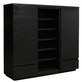 Balmain Bar Cabinet Black color Black