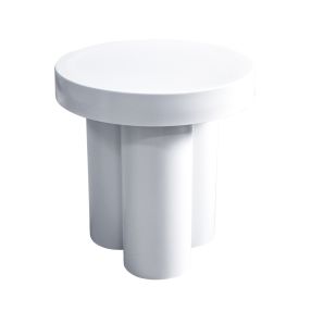 Domi Side Table - White color White