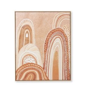 Teangi Framed Canvas 80cm x 100cm 