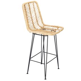 Java Counter Stool Natural Rattan color Natural