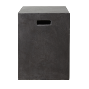 Marbella Concrete Stool Black color Black