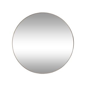 Minim Round Wall Mirror Gold - 90cm color Gold