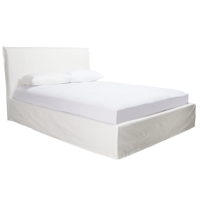 Noosa Bed Frame Pure White color Pure White