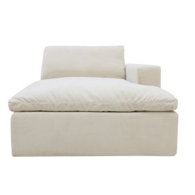 Cloud Deep Chaise Right Module Muse Flax color Flax