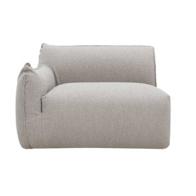 Luella 1.5 Seater Left Arm Facing Sofa Module Boucle Pumice color Boucle Pumice