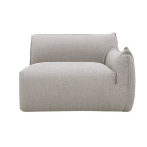 Luella 1.5 Seater Right Arm Facing Sofa Module Boucle Pumice color Boucle Pumice