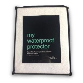 Art & Science Waterproof Mattress Protector color White