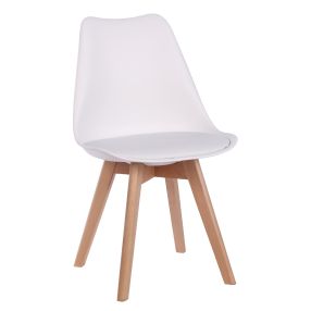 Oscar Dining Chair White color White