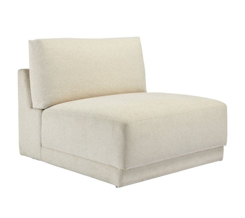 Armless hotsell sofa chair